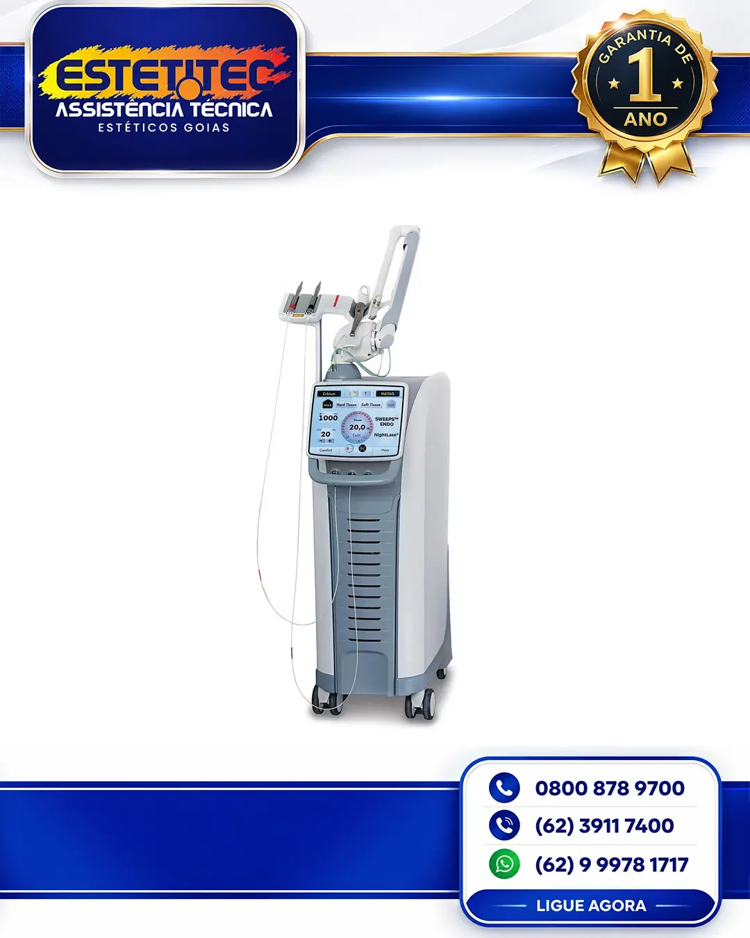 REPARO DE FOTONA NIGHTLASE BRASIL