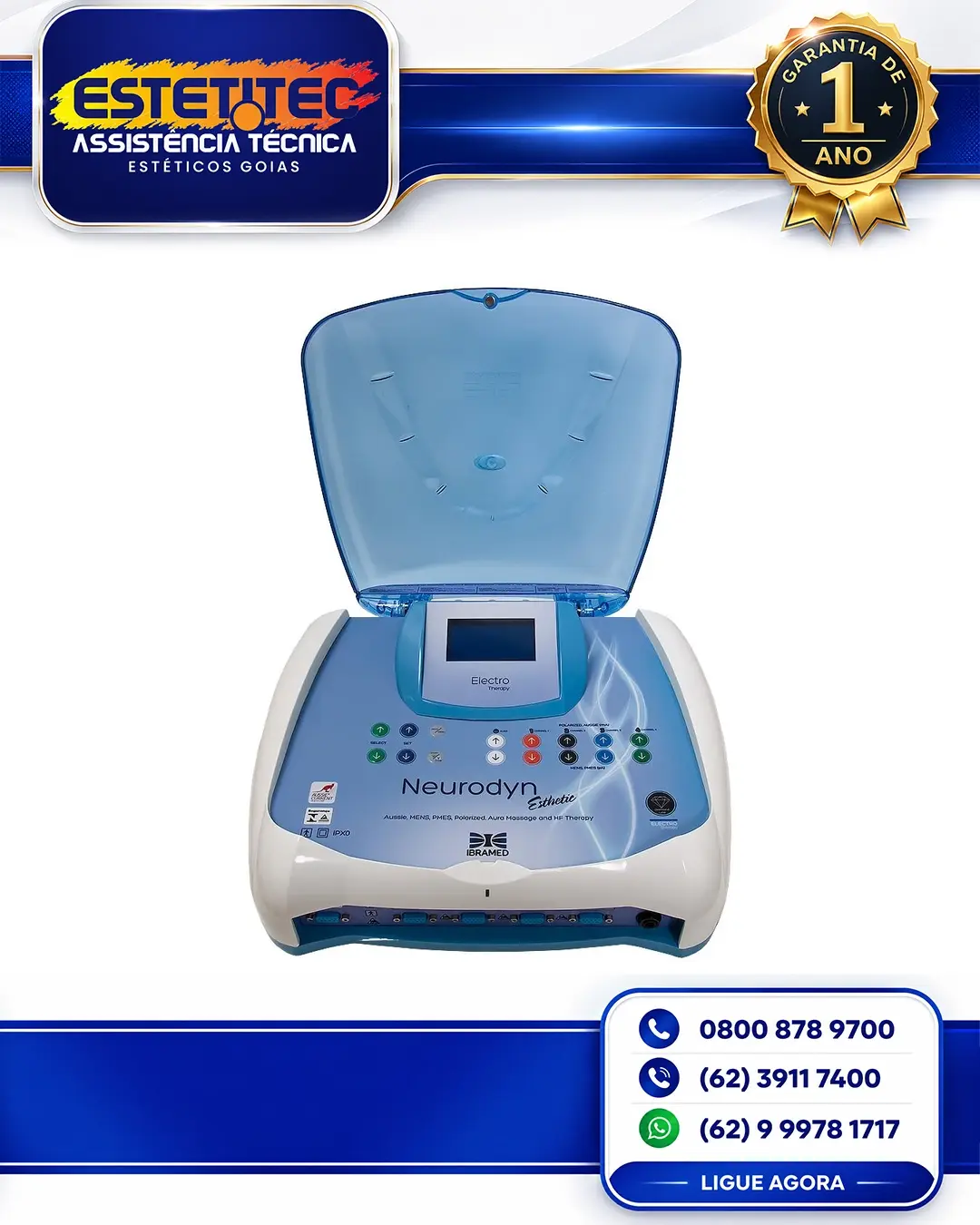 REPARO DE IBRAMED NEURODYN ESTHETIC BRASIL