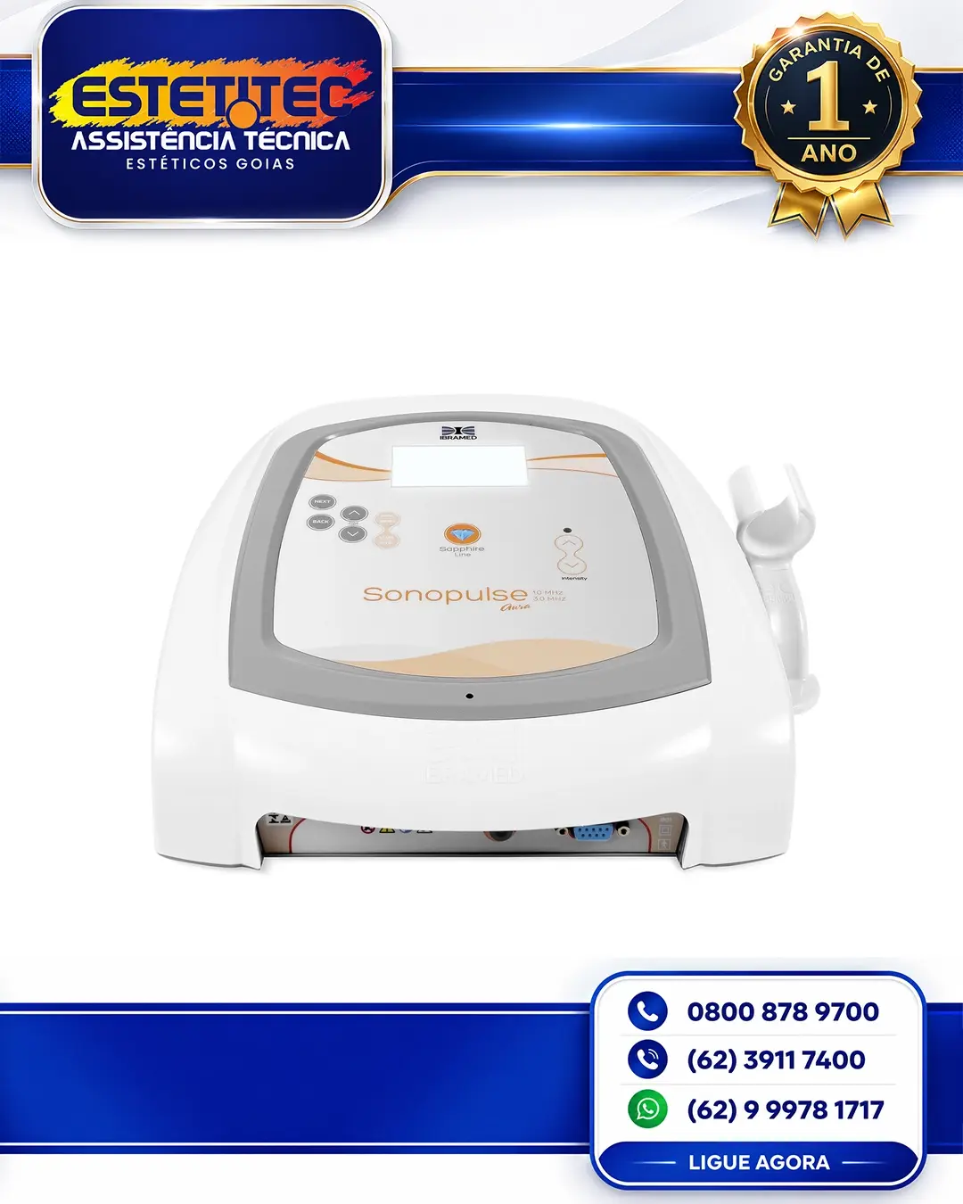 REPARO DE IBRAMED SONOPULSE MATO GROSSO