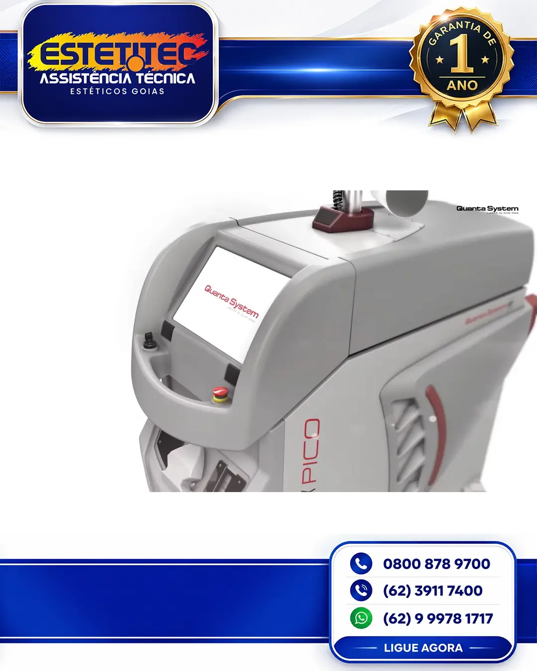REPARO DE QUANTA SYSTEM DISCOVERY PICO FLORIANÓPOLIS