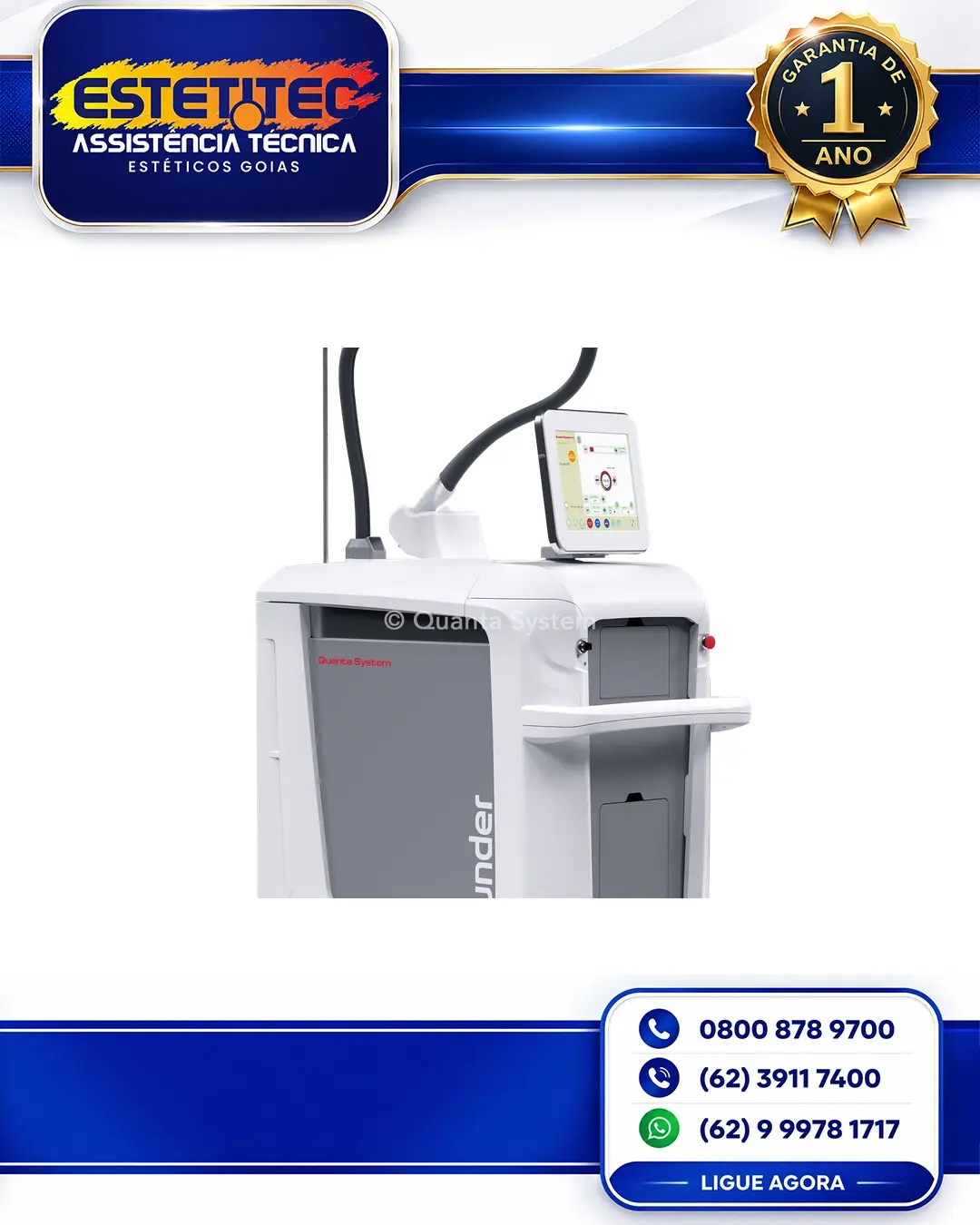 REPARO DE QUANTA SYSTEM THUNDER SANTA CATARINA