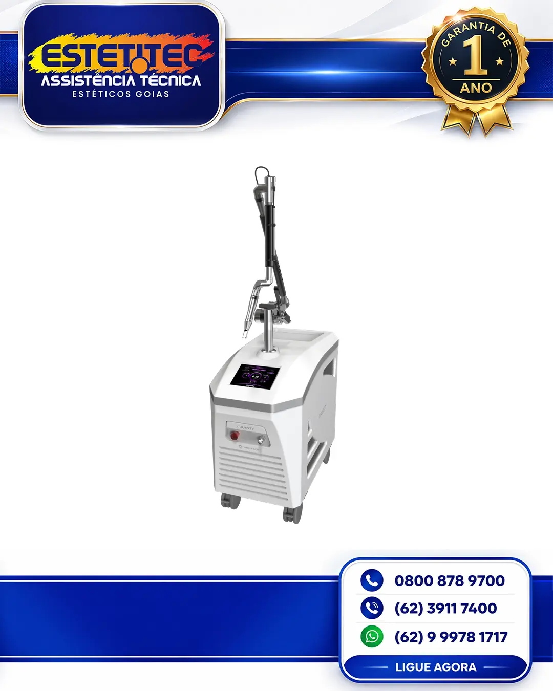 REPARO DE WONTECH PICOCARE MAJESTY BRASIL