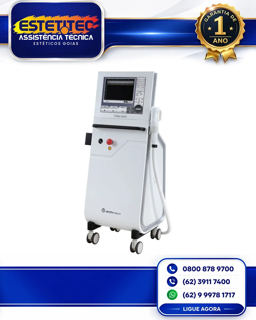 REPARO DE WONTECH ULTRASKIN TIGHTAN GOIÂNIA
