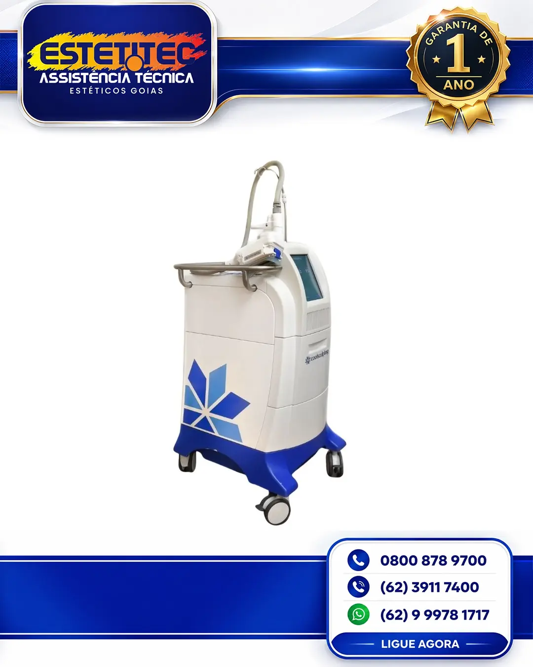 REPARO DE ZELTIQ SYSTEM NO BRASIL