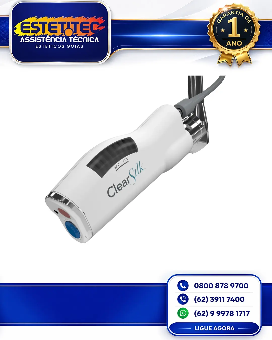 REPARO SCITON CLEARSILK NO BRASIL