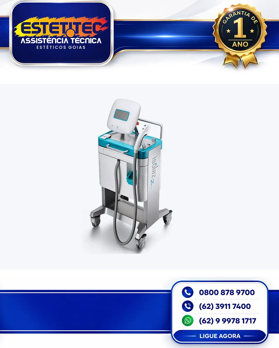 REPARO SOLTA MEDICAL VASER SMOOTH BRASÍLIA
