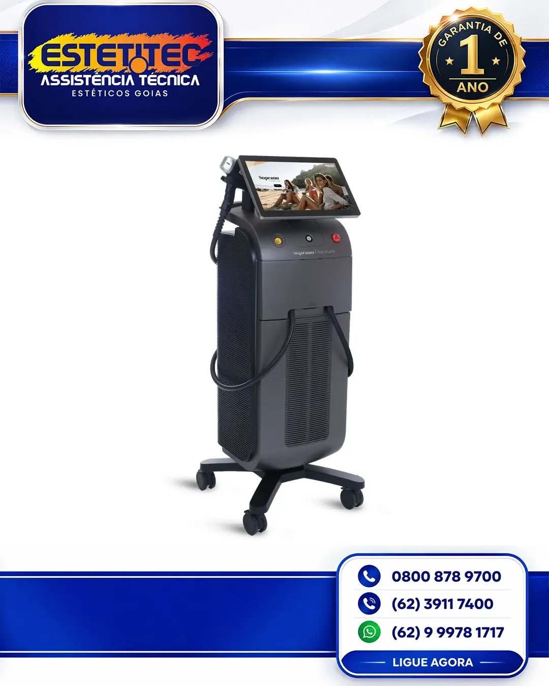 SUPORTE TÉCNICO ALMA LASER SOPRANO TITANIUM PRO CUIABÁ
