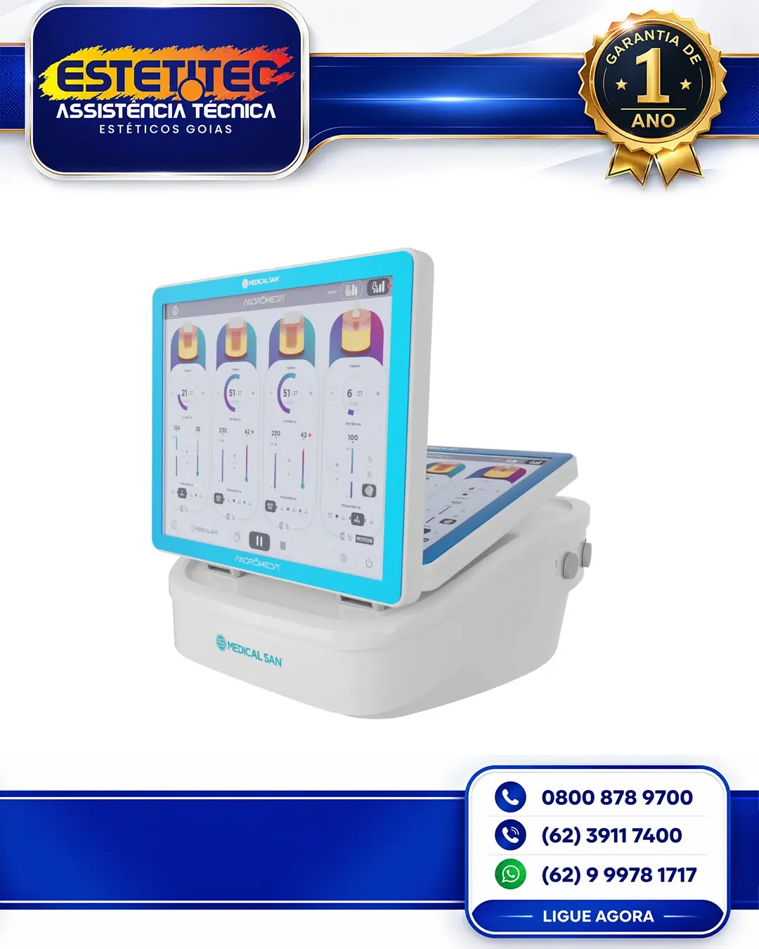 SUPORTE TÉCNICO MEDICAL SAN ANDROMEDA BRASIL