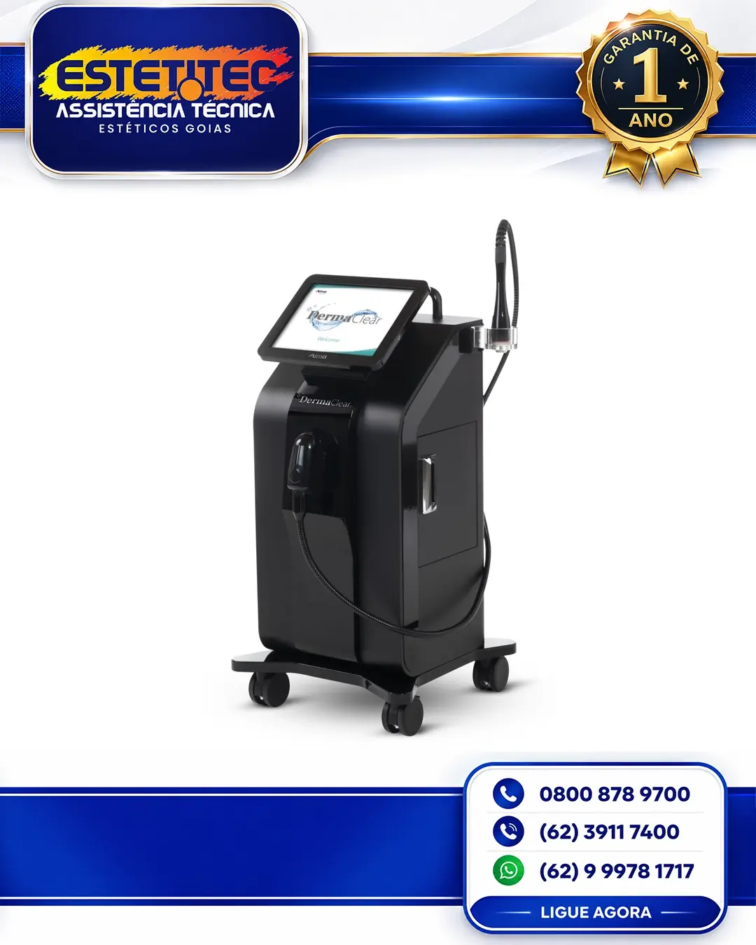 SUPORTE TÉCNICO PARA ALMA LASER DERMACLEAR DISTRITO FEDERAL