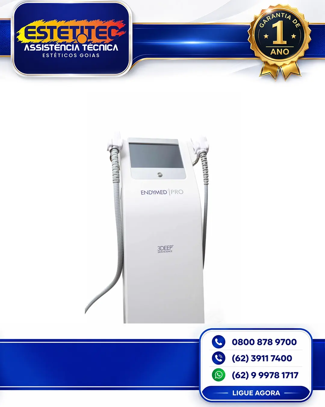 SUPORTE TÉCNICO PARA ENDYMED 3DEEP BRASÍLIA