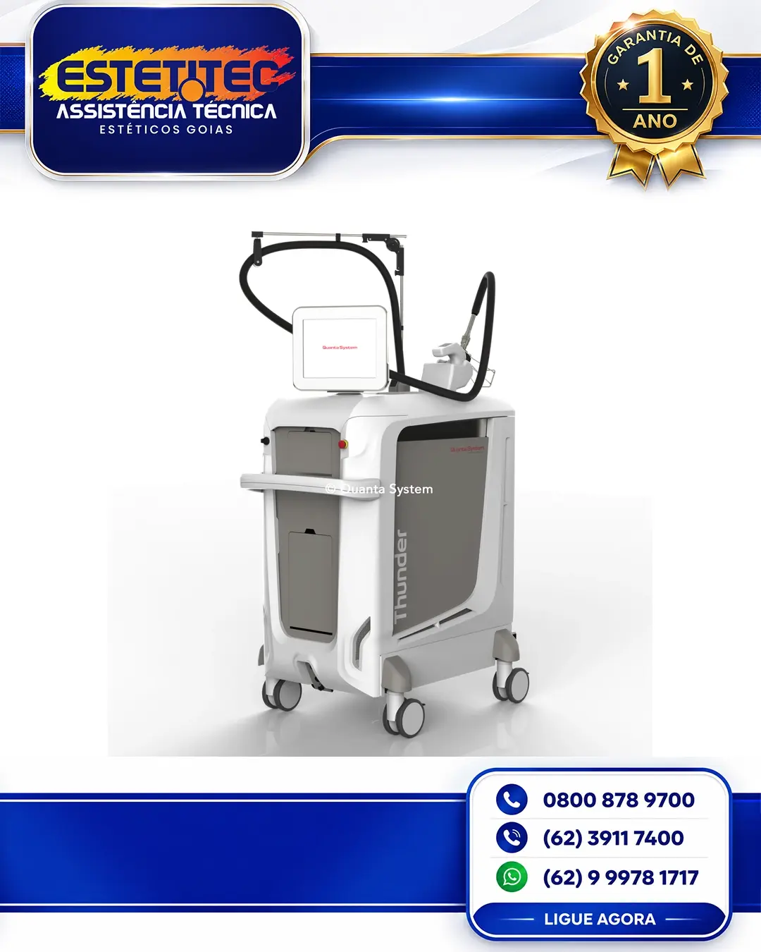 SUPORTE TÉCNICO QUANTA SYSTEM THUNDER MT FORTALEZA